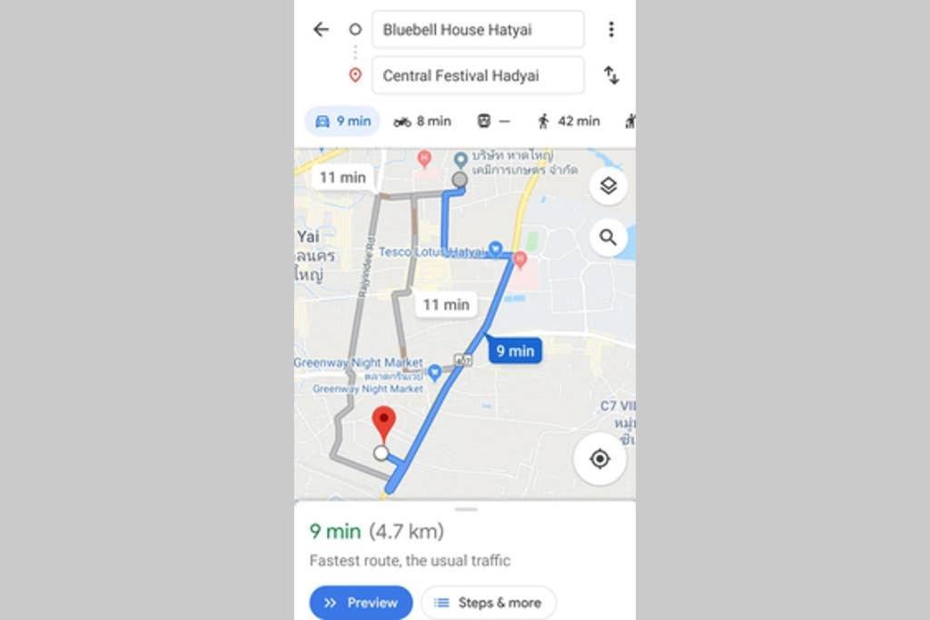 Bluebell House Hatyai - Cosy 3 Bedrooms For 10 Pax - 9 Mins Drive To Lee Grd Ban Kho Hong Luaran gambar